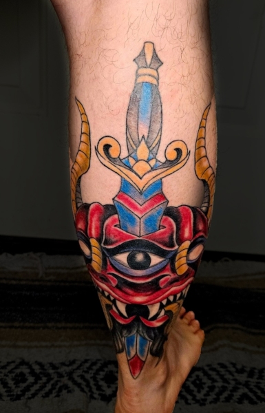 Knife-leg-piece